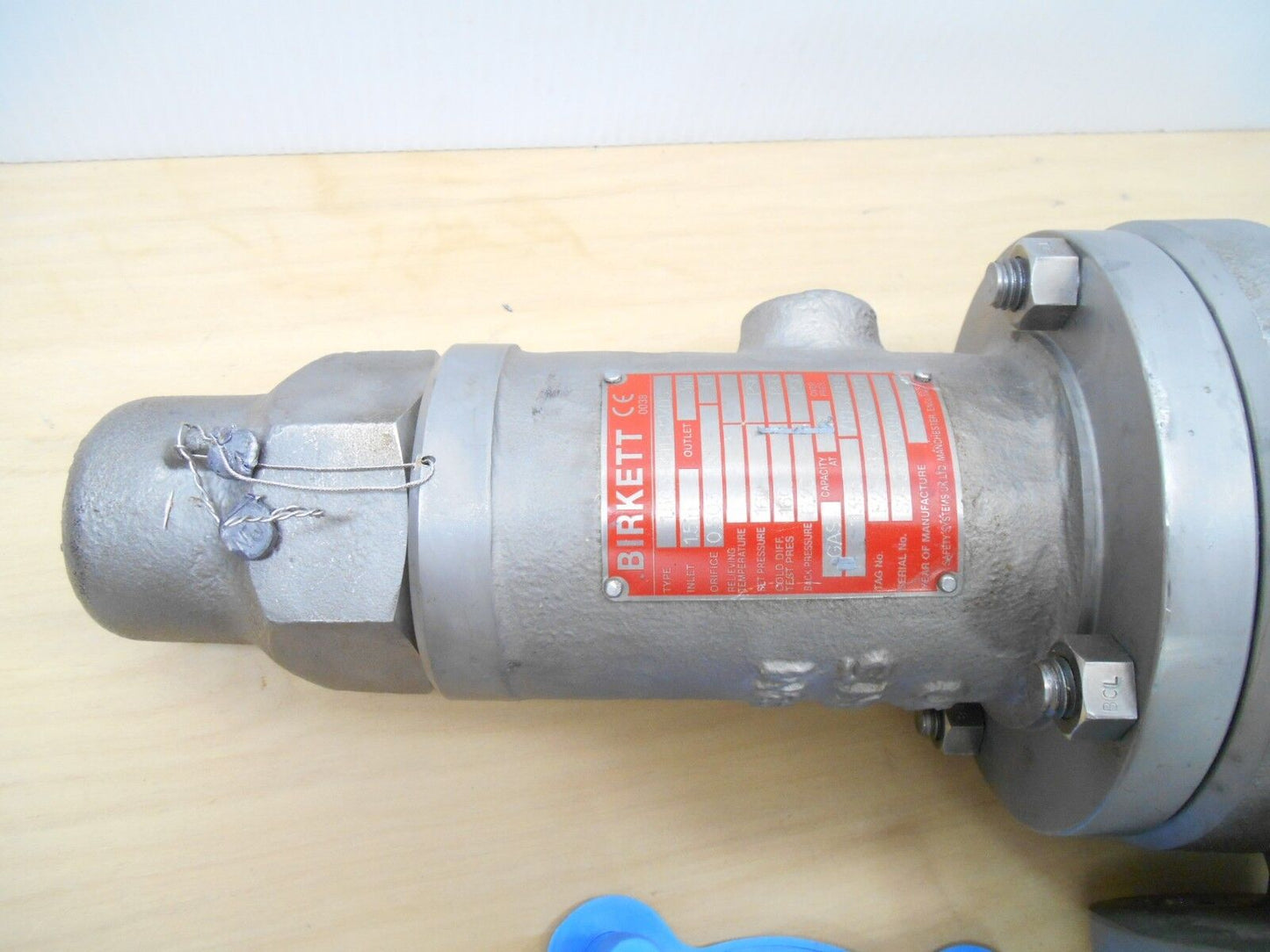 BIRKETT WB400 CONVENTIONAL GAS TYPE SAFETY RELIEF VALVE – USED – UNTESTED