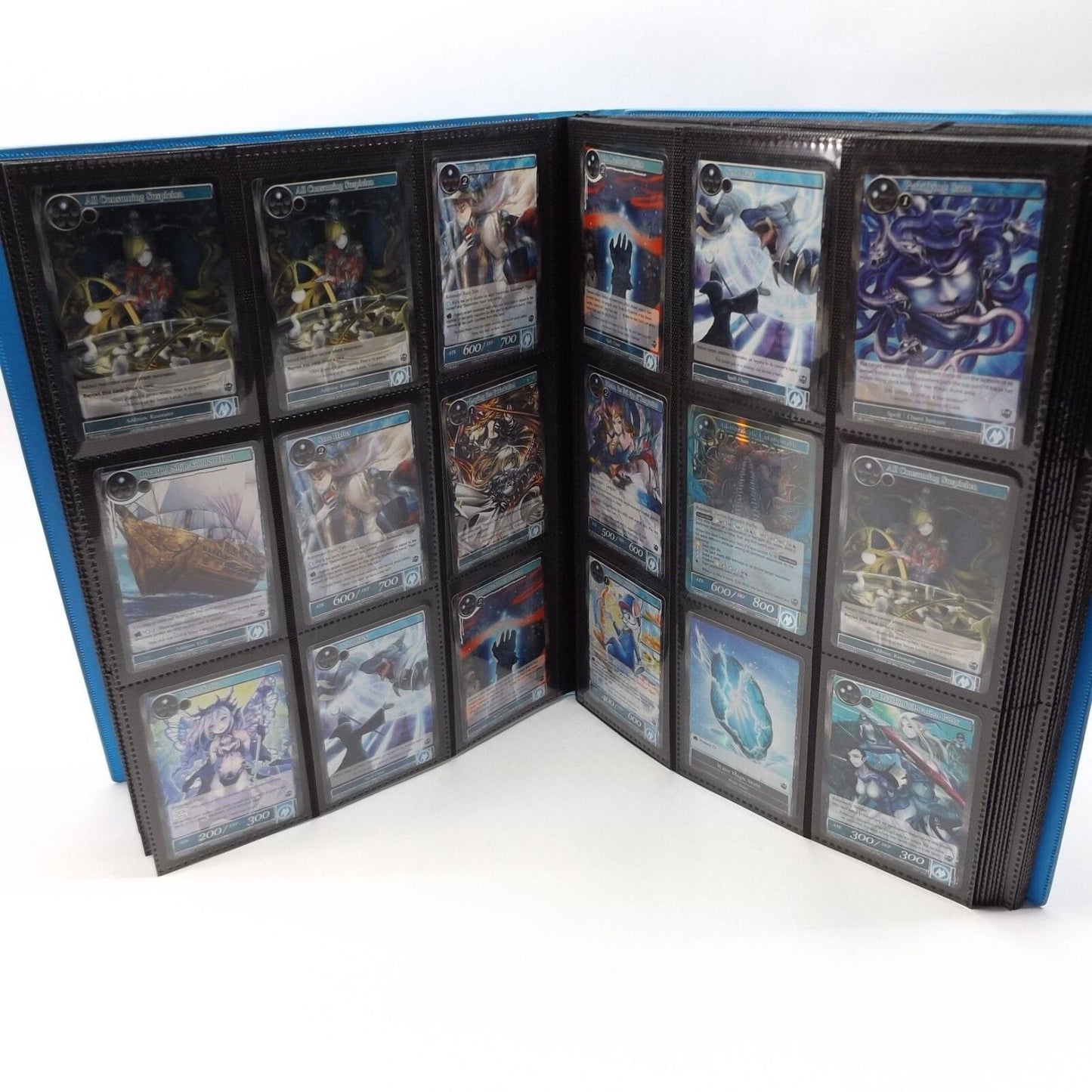 BOOK OF 288 PLUS FORCE OF WILL GAME CARDS IN PROTECTIVE SLEEVES