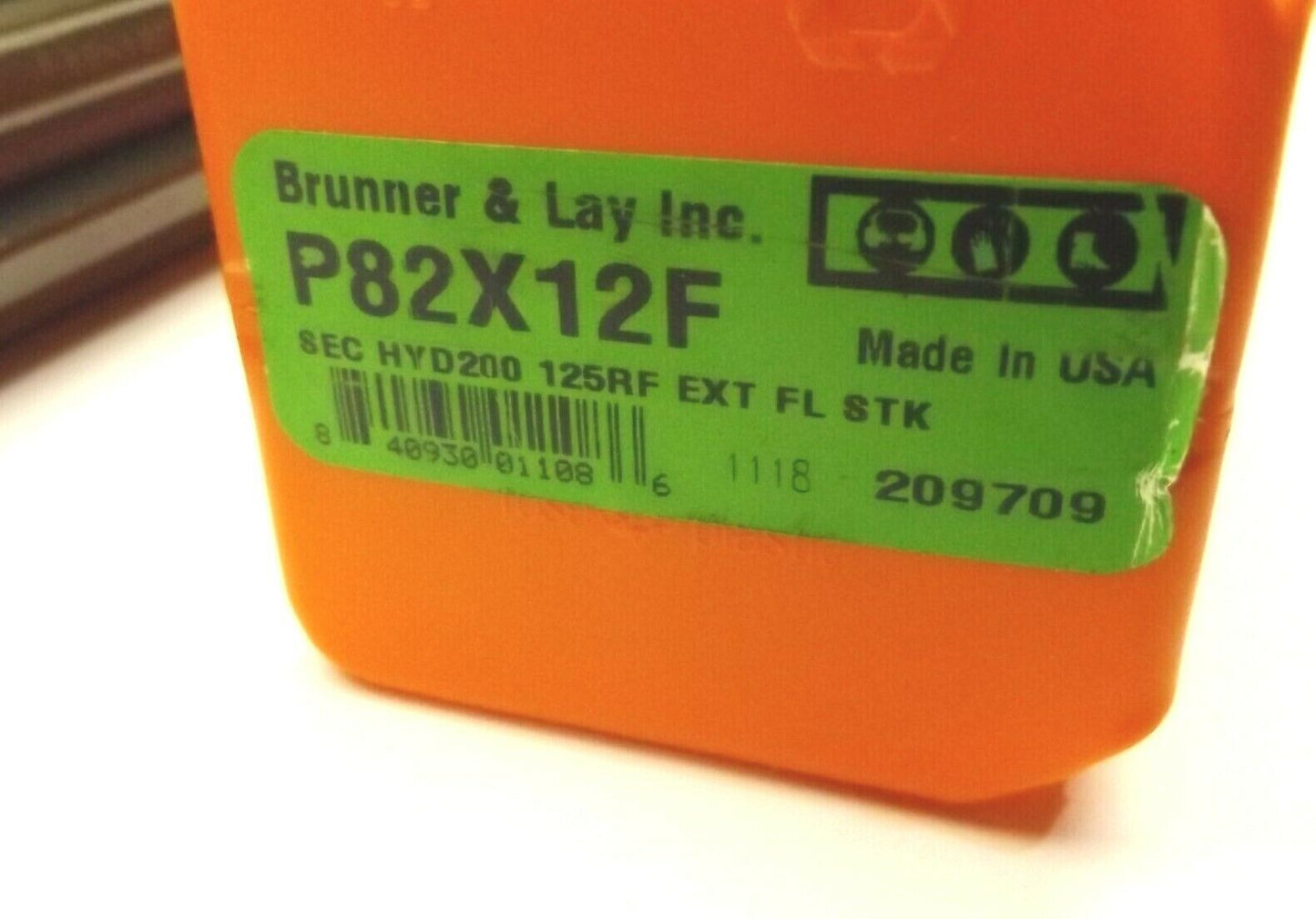 BRUNNER & LAY P82X12F SEC HYD200 125RF EXT FL STK