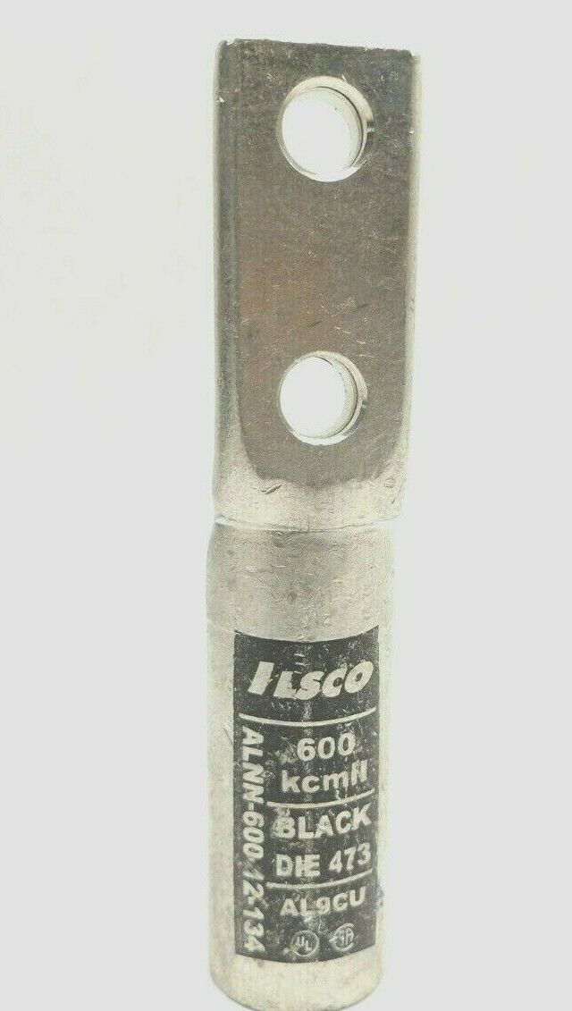 ILSCO ALNN-600-12-134 ALUMINUM COMPRESSION CONNECTOR LUG WIRE # 600