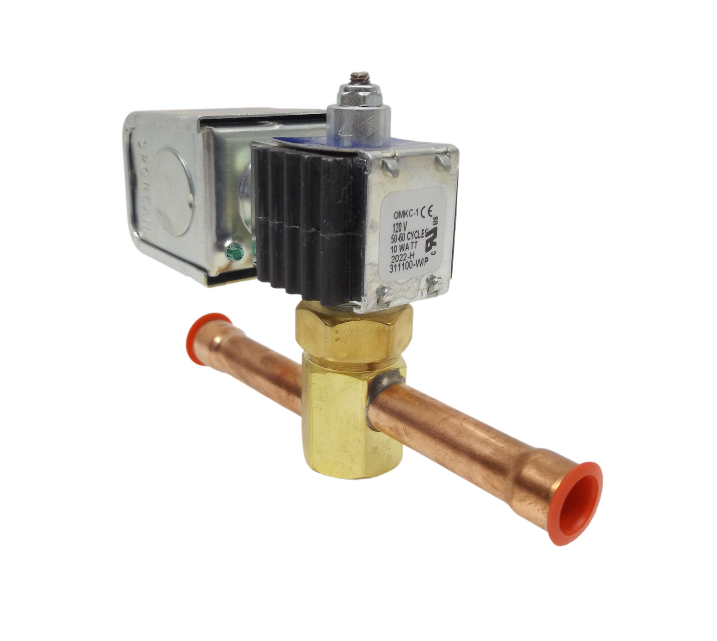 SPORLAN / PARKER XUP-3 / 3861-25 REFRIGERANT SOLENOID VALVE WITH OMKC ...